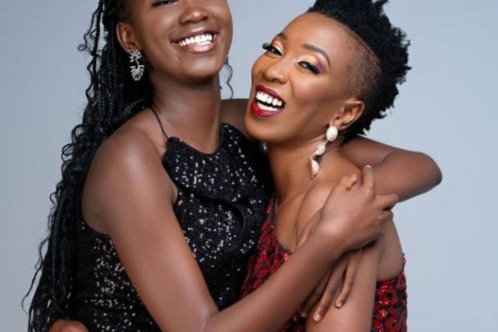 Wahu and daughter, Tumiso