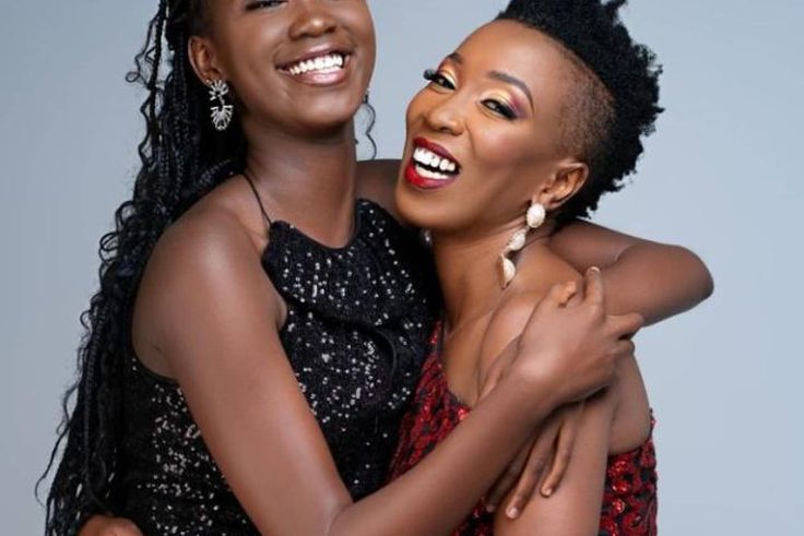 Wahu and daughter, Tumiso