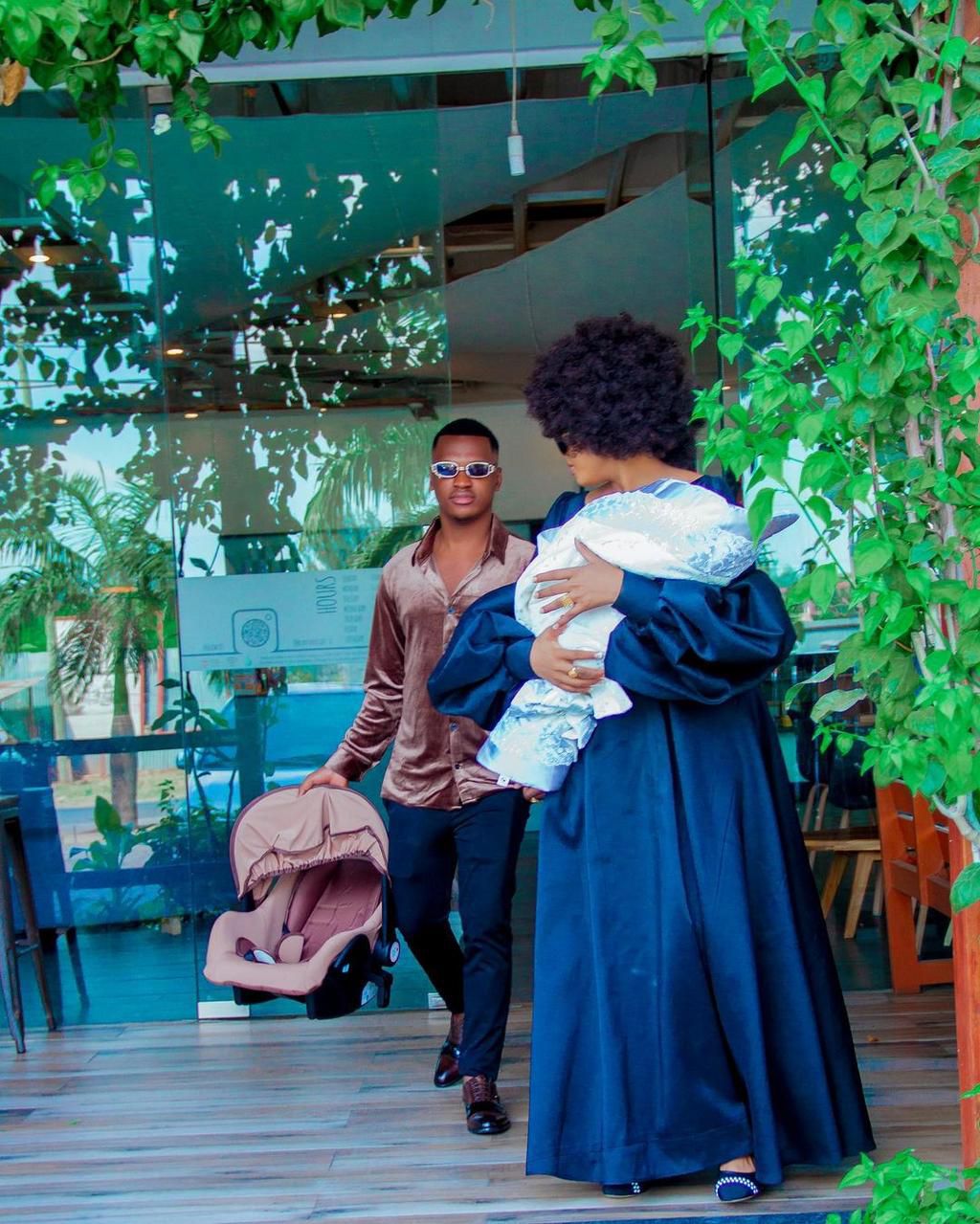 Harmonize’s surprise message to Ex-Lover Jacqueline Wolper after giving Birth (Screenshot)