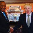 President Uhuru Kenyatta and UK Prime Minister Boris Johnson
