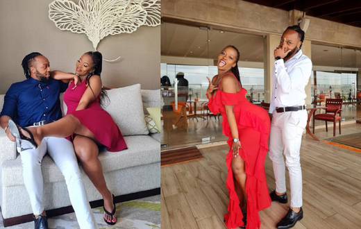 Frankie Just GymIt Proposes to Baby Mama Corazon Kwamboka in Zanzibar (Photo)