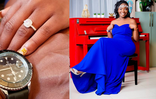 Bahati’s Baby Mama Yvette Obura off the market as she flaunts her engagement (Photos)