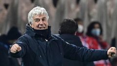 Atalanta's Gian Piero Gasperini named coach of the year for the second time.