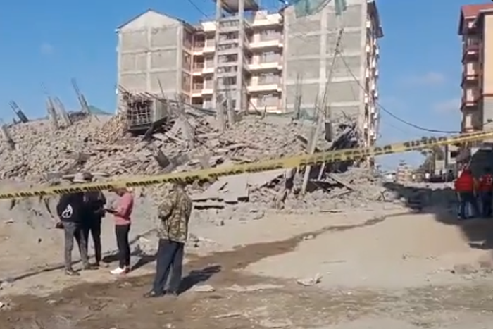 9 storey buidling under construction in Ruiru collapses