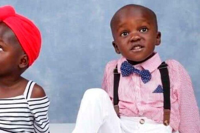 Karuana Gakara, aged three, and Dylan Gakara, five, who are suspected to have been killed by their father, Dr James Gakara