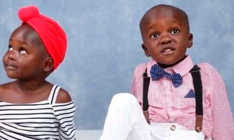 Karuana Gakara, aged three, and Dylan Gakara, five, who are suspected to have been killed by their father, Dr James Gakara