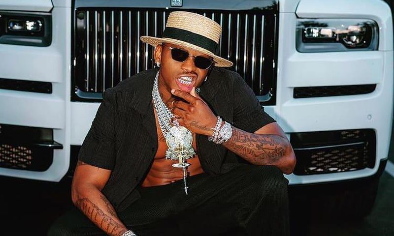 Singer Diamond Platnumz with Wiz Khalifa in the US