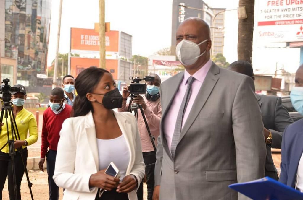 Rose Gakuo with NMS Director General Mohammed Badi