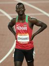 Mark Otieno Odhiambo of Kenya looks on after he competes in the Men's 100 metres semi finals on day four of the Gold Coast 2018 Commonwealth Games at Carrara Stadium on April 8, 2018 on the Gold Coast, Australia. (Photo by Cameron Spencer/Getty Images)