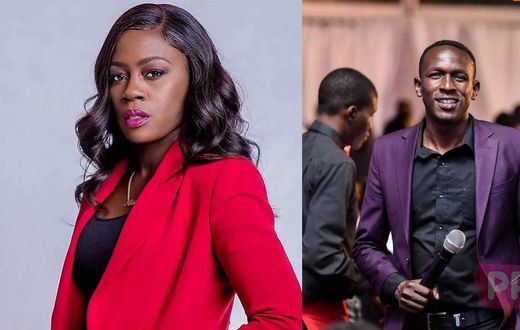 Singer Akothee (left) and comedian YY (right).