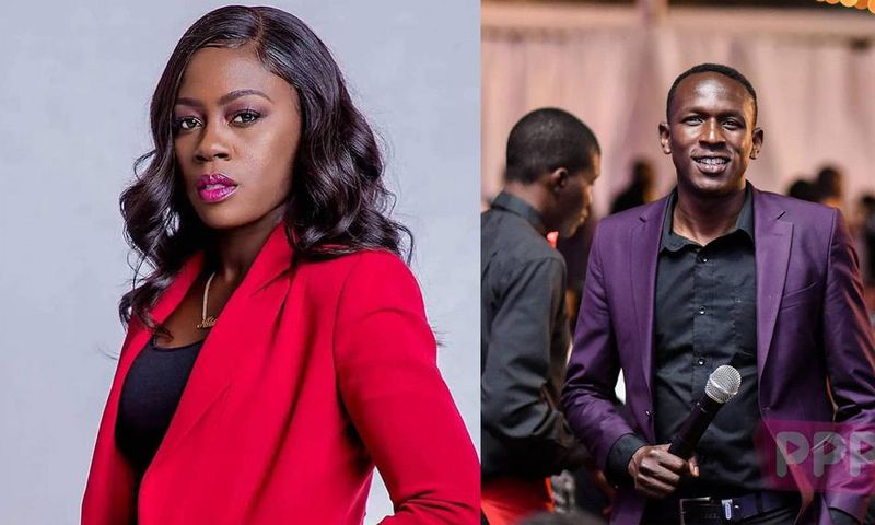 Singer Akothee (left) and comedian YY (right).