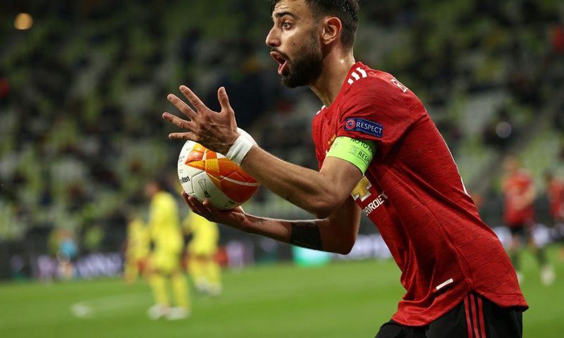 Manchester United midfielder Bruno Fernandes