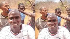 Paul Mulati with the three terror Suspects