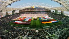 (FILES) Porto's Estadio do Dragao when it hosted the opening ceremony of Euro 2004