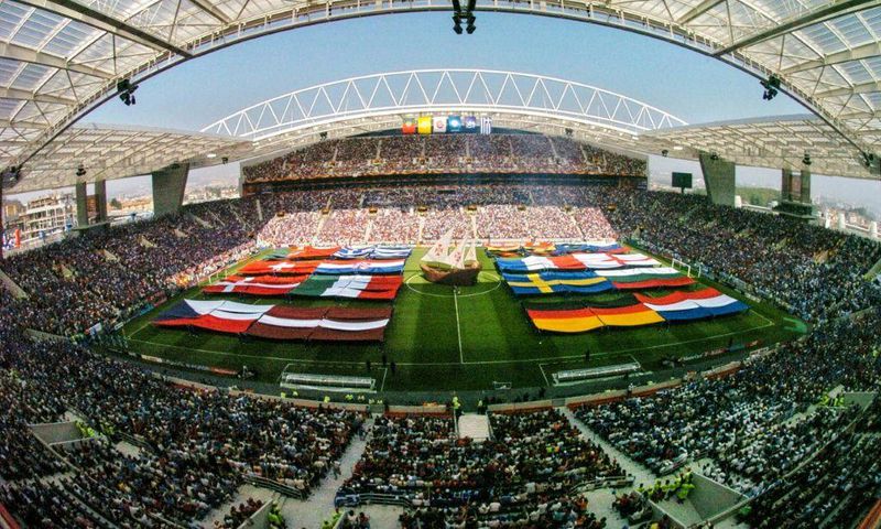 (FILES) Porto's Estadio do Dragao when it hosted the opening ceremony of Euro 2004