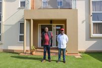 President Uhuru Kenyatta and William Kabogo at Iguta Paradise Homes in Runda