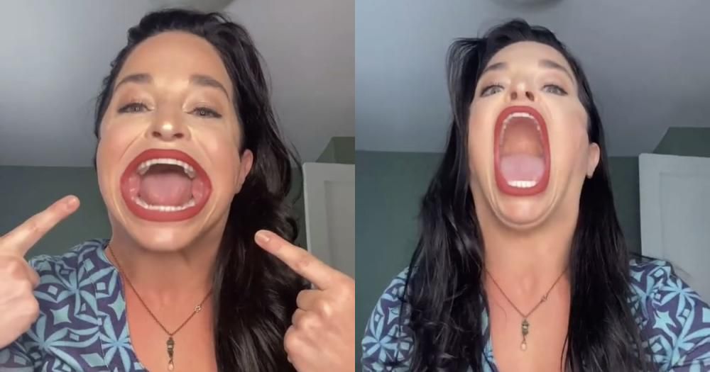 She now refers to her mouth as her “superpower” because it makes her special and different from everyone else.