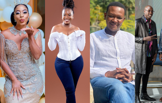 Diana Marua, Yvette Obura, Alfred Mutua, Bien and Aaron Rimbui