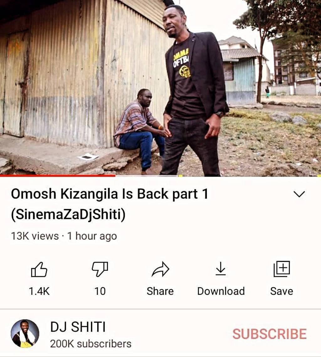 Omosh takes over Twitter trends after being featured in DJ Shiti’s Comedy skit