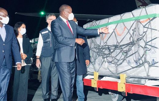 Mutahi Kagwe speaks after receiving 1st batch of Covid-19 Vaccines (Courtesy)