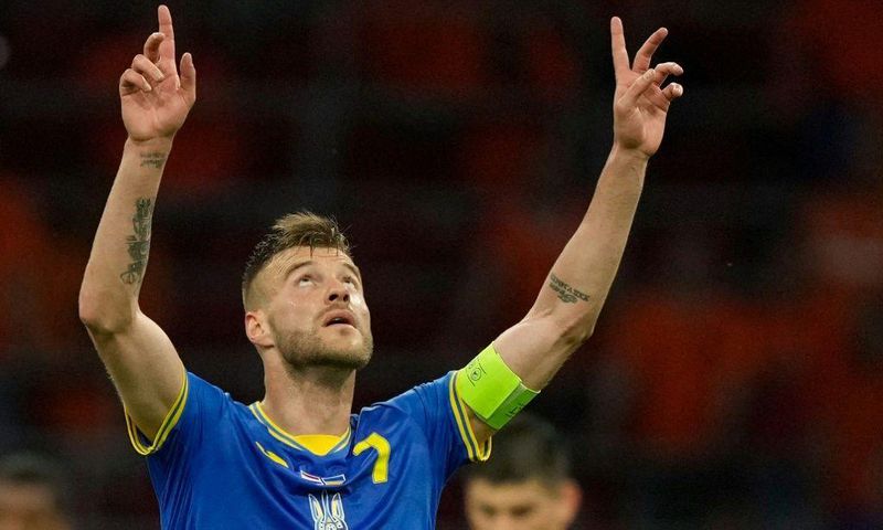 Earlier in his career Andriy Yarmolenko brawled with his Ukrainian international teammates when they played for their clubs - but now there is harmony in the national team
