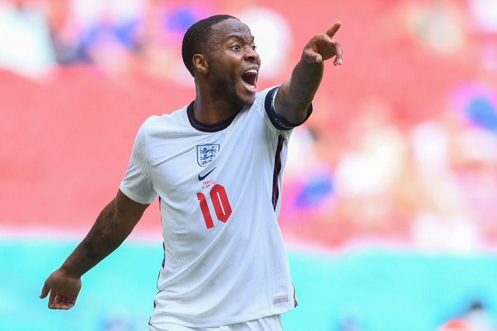 England forward Raheem Sterling