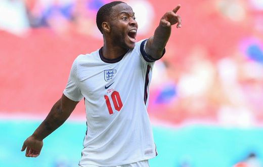 England forward Raheem Sterling