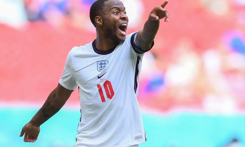 England forward Raheem Sterling