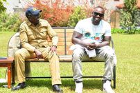 Khaligraph Jones and Deputy President William Ruto