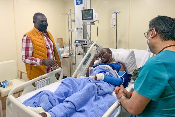 Deputy President William Ruto’s message after visiting Dennis Itumbi in Hospital [Photos]