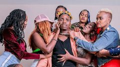 Eric-Omondi with Wife Material Season 1 contestants