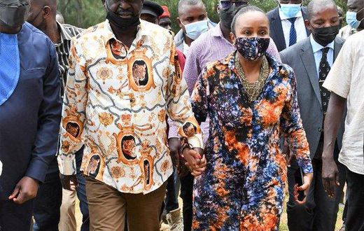 Health CAS Mercy Mwangangi and Former PM Raila Odinga in Migori