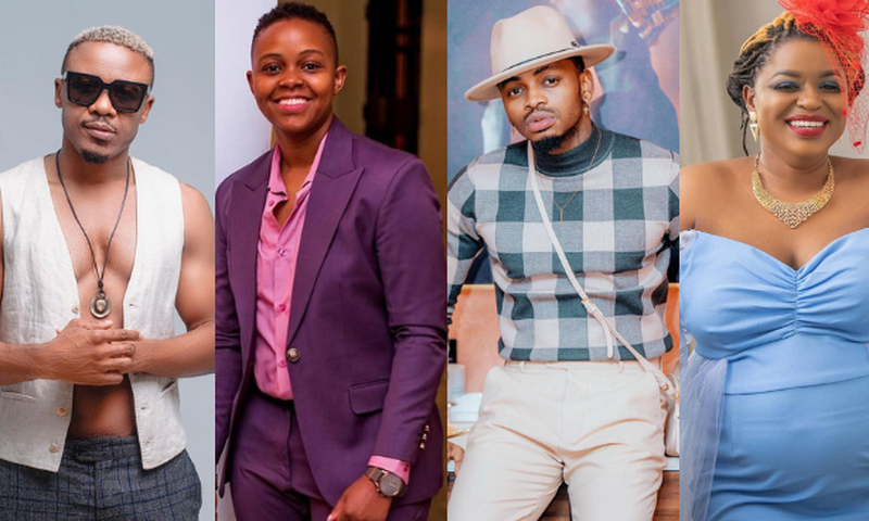 Alikiba, Makena Njeri, Diamond and Mwende Macharia