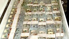 Fake currency notes confiscated by the DCI in Nairobi's Kilimani area