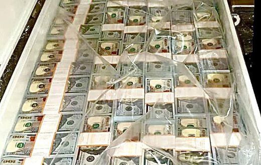 Fake currency notes confiscated by the DCI in Nairobi's Kilimani area
