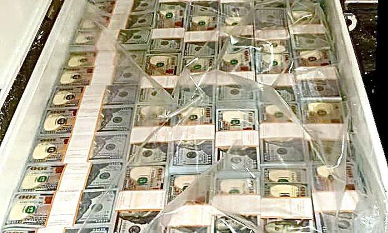 Fake currency notes confiscated by the DCI in Nairobi's Kilimani area