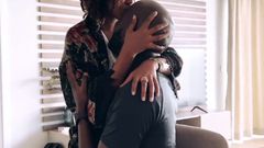 CNN journalist Larry Madowo in an intimate moment with DW News anchor Edith Kimani