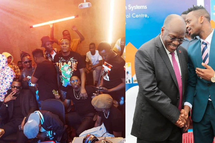 Tanzanian Musician's hit the studio to record special tribute song to Magufuli hours after his death