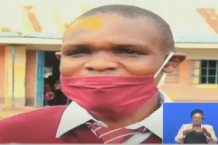 Urudi Primary School teacher Vincent Obaga