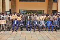 Interior CS Fred Matiang'i with NGAO administrators