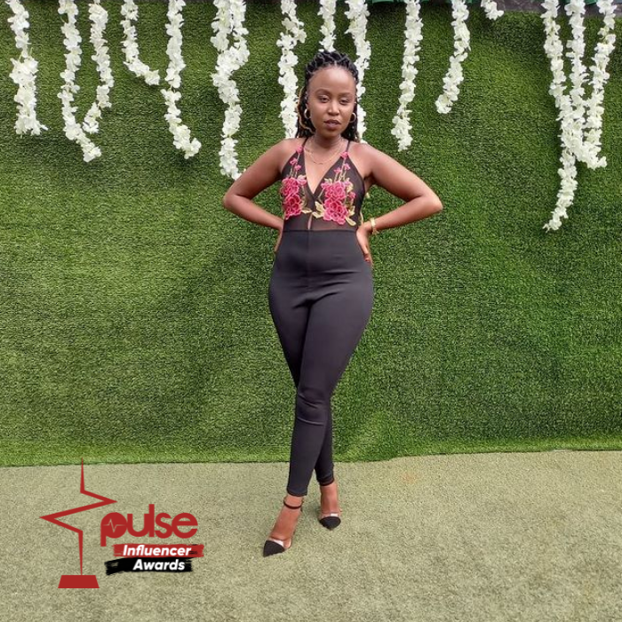 Food blogger Miss Nguru at the Pulse Influencer Awards in Nairobi