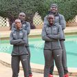 The full boxing team that headed into Tokyo. Front left (Christine Ongare), front right (Elizabeth Akinyi), back left (Captain Nicholas Okoth) and back right (Elly Ajowi). COURTESY: Kenya Boxing