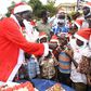 Raila dresses as santa to spread christmas cheer amongst kids [PHOTOS]