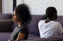 Two people during an arguement