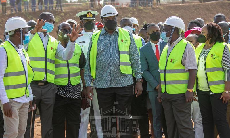 President Uhuru Kenyatta tours Multi-billion projects in Kirinyaga County