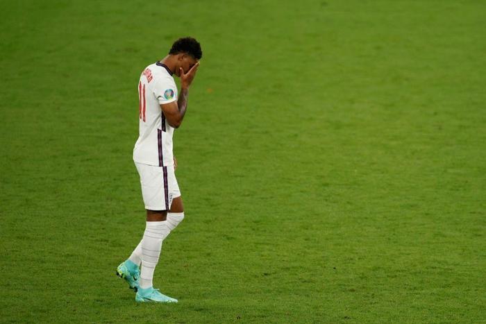 England manager Gareth Southgate condemned as unforgivable the racial abuse directed at Marcus Rashford and two team-mates after they missed penalties in the Euro 2020 final shoot-out defeat by Italy