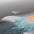 Ocean on Fire as underwater gas pipeline ruptures