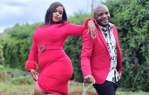 Jalang'o with his Co-Host Kamene Goro