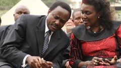 Wiper Party Leader Kalonzo Musyoka and his Wife Pauline Musyoka