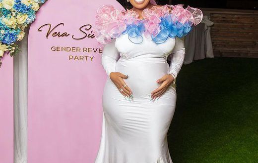 Socialite and Businesswoman Vera Sidika Mung’asia at her baby's Gender Reveal Party